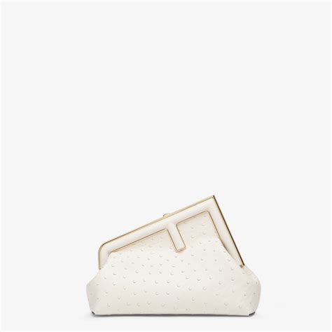 fendi first bag white